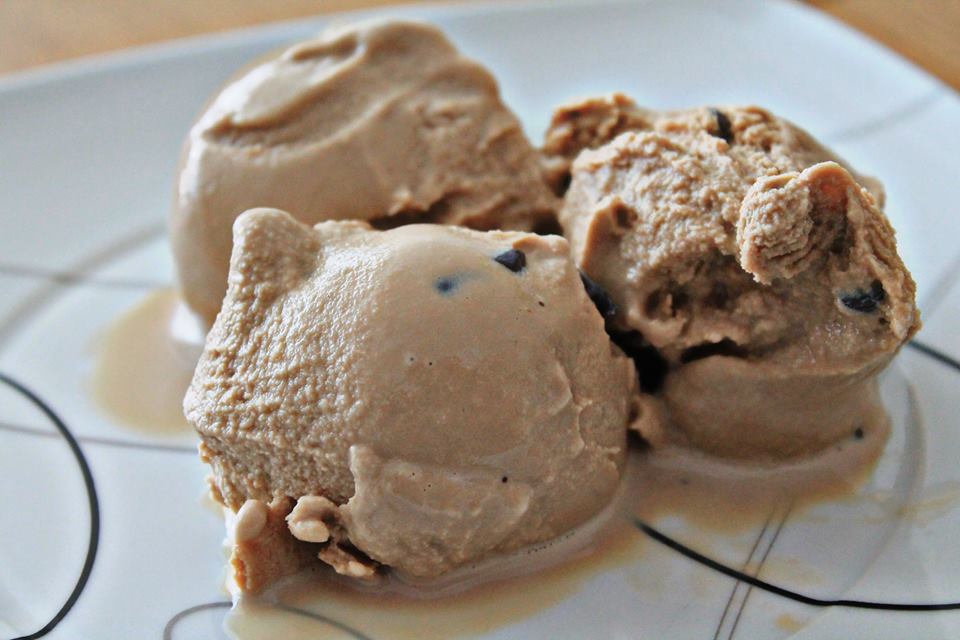 Gelado de Chocolate e Côco
