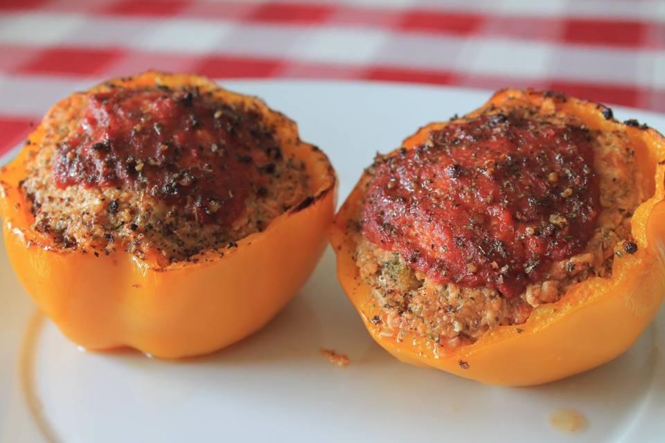 Jantar de hoje #3 - Pimentos recheados